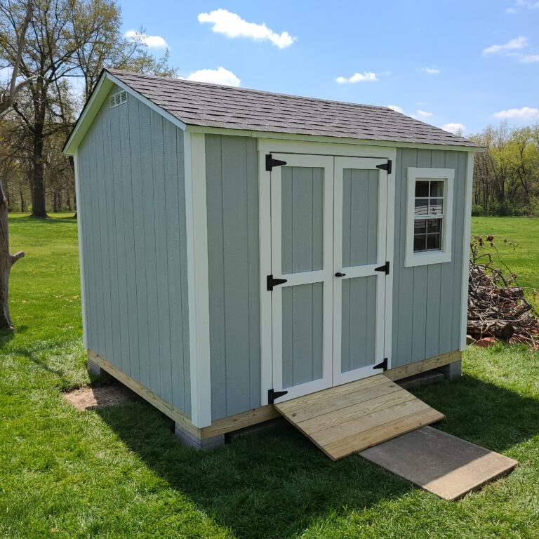 8x10 Shed Gray