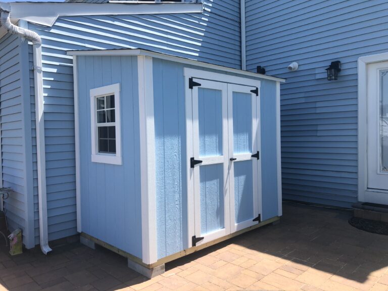 4x8 Lean To Blue