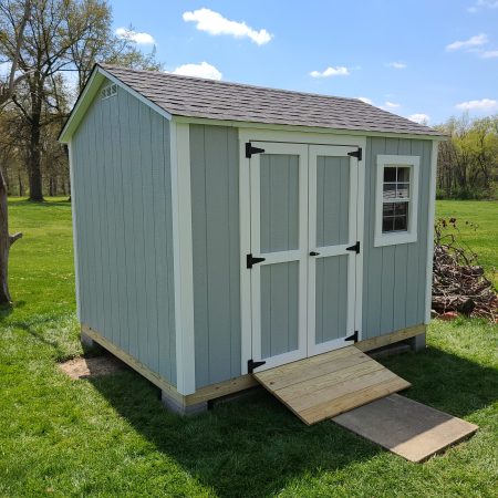 8x10 Shed Gray